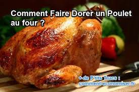 Comment Faire Dorer Un Poulet Au Four Avec Images Recette Poulet Roti Poulet Au Four Poulet Roti