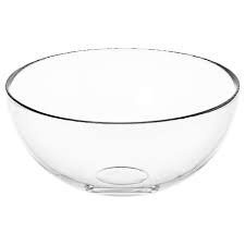 Blanda Serving Bowl Clear Glass Ikea In 2020 Serving Stand Glass Serving Bowls Ikea