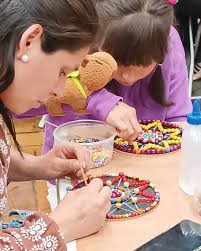 Muchas gracias a todos los que participaron del taller de MOSAICO CON  CUENTAS en el MUCEN! La pasamos mostro!! Hasta la próxima!!!