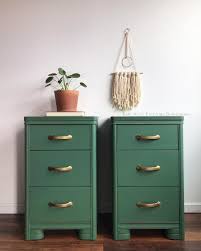 Side Tables Night Stands Katie Company In 2020 Painted Side Tables Green Painted Furniture Green Art Deco