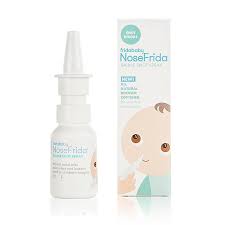 Most saline nasal sprays contain sterilized water, salt (sodium chloride), and sometimes preservatives to give them a longer shelf life. Fridababy Nosefrida Saline Snot Spray Bed Bath Beyond