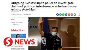 Born in perak, and with a background. Six Police Reports Lodged Over Ex Igp S Claims Of Political Interference Video Dailymotion