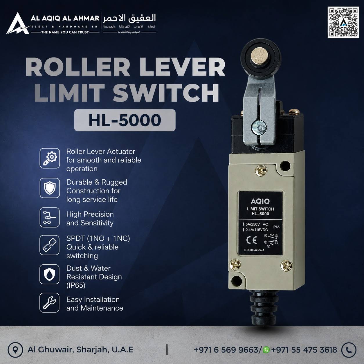 HL-5000 Roller Lever Limit Switch product image