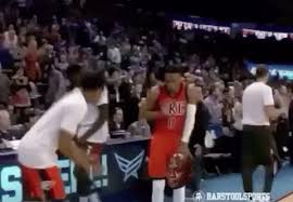 And that means that he and russell westbrook are back to their pregame dance routine. Westbrook Okc Thunder Jordan Cryface Gif Find On Gifer