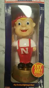 Nebraska Cornhuskers 7 In Bobblehead Nib Huskers Mascot Lil Red Older Item Nebraska Cornhuskers Bobble Head Cornhuskers