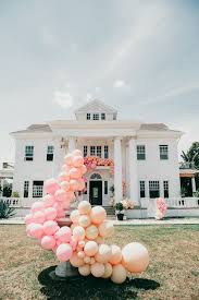 Decoration Items For Birthday Party At Home Jewel Inspired 2nd Birthday Party Balloon Installation Ideas 100 Layer Cakelet Balloon Installation Birthday Party At Home Balloons