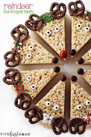 Reindeer Rice Krispie Treats Recipe A Cute Festive And Easy To Make Christmas Recipe That S A Fun Holiday Christmas Food Christmas Treats Christmas Snacks