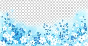Blue and white background vectors (960,564). Blue White Illustration White Flowers On A Blue Background To Pull Material Free Texture Computer Wallpaper Flower Png Klipartz