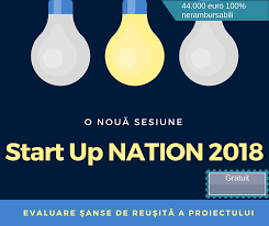 Ai toate șansele să obții finanțarea, cu condiția să fi completat proiectele sunt verificate în ordinea numerelor atribuite de registrul unic electronic (rue), conform listei publicate de aippimm. Start Up Nation Romania Home Facebook