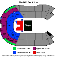 Seating Charts Angel Of The Winds Arena