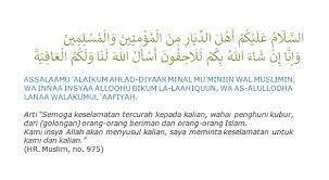 Doa Ziarah Kubur Adab Berada Di Area Pemakaman Pontren Com