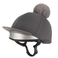 My Lemieux Hat Silk Slate Grey Hudson Equine