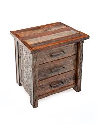 Barnwood End Tables Nightstands Rustic Bedroom Furnishings Woodland Creek Furniture Barn Wood Decor Rustic Bedroom Sets Barnwood Furniture