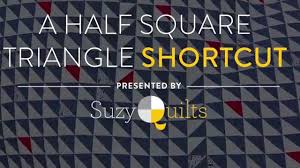 Quilting Tutorial Make 8 Half Square Triangles At One Time