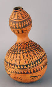 Africa Water Vessel Possibly From The Kitoki People Of Ushasi Mara Tanzania Or From The Lake Victoria R African Pottery Painted Gourds African Art Projects
