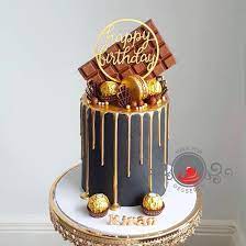 Made For Desserts On Instagram Black N Gold You Guys Are Loving This One This Time Ma Creative Birthday Cakes 21st Birthday Cakes Cake Designs For Boy