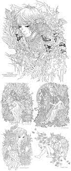 Free printable coloring pages and connect the dot pages for kids. Meadowhaven A Fantasy Art Coloring Book By Adele Lorienne By Adele Lorienne Kickstarter Coloring Books Fantasy Art Art