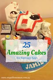 These cakes are a feast for the eyes as well as a treat to eat! 25 Amazing Cakes For Teenage Boys Stay At Home Mum