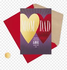 Cute cartoon greeting card design. Dad You Two Are My Heart Valentine S Day Card For Mom Spanish Language Valentine S Day Card Clipart 3505671 Pinclipart