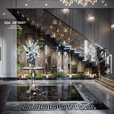 New Classic Villa On Behance Stairs Design Modern Home Room Design Luxury Living Room Design