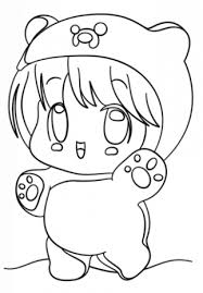 Kawaii Chibi Finn Coloring Page Free Printable Coloring Panda Coloring Pages Cute Coloring Pages Animal Coloring Pages