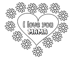Voetballen zijn leuk om mee te voetballen, maar best lastig om te tekenen. Hartje Met Bloemen I Love You Mama Kleurplaten Moederdag Handlettering
