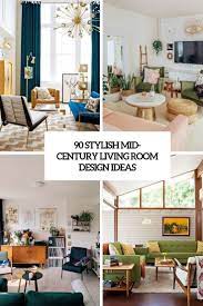 The frame is constructed from wood solids and engineered wood with. 90 Stylish Mid Century Living Room Design Ideas Digsdigs
