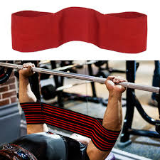 Us 17 5 41 Off Weightlifting Bench Press Support Sleeves Powerlifting Elbow Sleeve Straps Elastic Bodybuilding Chest Strength Training Support In