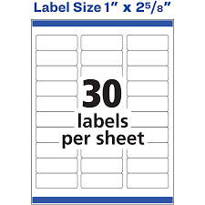 Template for avery 5160 (by labelsmerge.com). Avery 5160 Laser Address White Labels Office Depot
