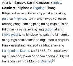 Ang iksamen sa sibika ay . Ano Ang Mga Trivia Tungkol Sa Mindanao