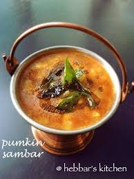 Budhu Kumblakai Bol Koddel Pumpkin Sambar Recipe Hebbar S Kitchen Recipes Indian Food Recipes Indian Food Recipes Vegetarian