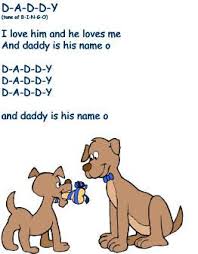 Download Father S Day Song Daddy To The Tune Of Bingo Fathers Day Poems Father S Day Activities Fathers Day Songs