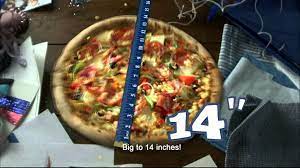 Pizza Hut 14 Inches Pizza Cm Youtube