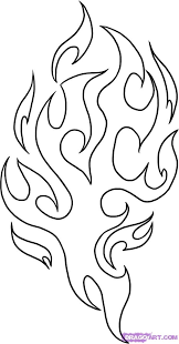 Generally, the color of a flame may be red, orange, blue, yellow, or white. Pin By Karen Childs On Enamel And Metalsmithing Drawing Flames Skull Stencil Stencil Templates
