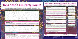 Throw the ultimate new year's eve bash with these easy and fun decoration ideas. New Year S Eve Party Games Ideas Teacher Made