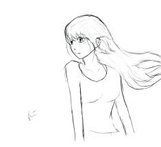 Image of how to draw kawaii cute animals characters from lowercase letters easy to draw anime and manga drawing for kids cartooning for kids learning how. Easy Drawing Anime Girl At Paintingvalley Com Explore Collection Of Easy Drawing Anime Girl