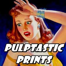 Lesbian Print Man Hater — Vintage Pulp Paperback Book Cover Repro