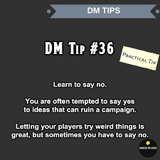 Dm Tip 36 Dungeon Master Tips Dungeon Master S Guide Dungeon Master Dungeons And Dragons Homebrew