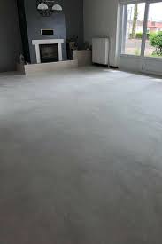 Peut On Appliquer Du Beton Cire Sur Un Carrelage Maisons En Beton Beton Cire Sol Beton Cire