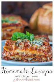 Lasagna Recipe With Cottage Cheese Lasagna Recipe In 2020 Homemade Lasagna Recipes Homemade Lasagna Lasagna Recipe