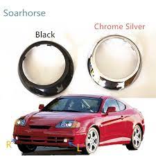 Learn more about the 2003 hyundai tiburon. Silver Or Black Car Front Bumper Fog Light Bezel Fog Lamp Cover Ring For Hyundai Tiburon Coupe 2002 2003 2004 Lamp Hoods Aliexpress