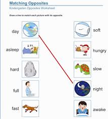 Kids Will Learn To Identify And Recall Opposite Words Through A Simple Matching Pairs In 2020 Opposites Worksheet Opposite Words Opposite Words For Kids