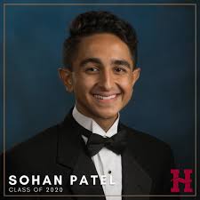 Hartfield Academy honors senior Sohan Patel. Sohan has been a member of  National Honor Society, Mu Alpha Theta, Mock Trial, Youth Legislature, and  served