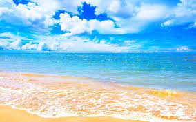 Sunny Beach Marvelous Nature Summer Wallpaper Beach Wallpaper Summer Backgrounds