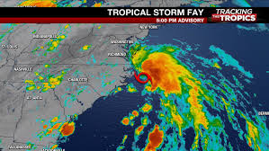 Tropical storm fay made landfall in new jersey friday evening, and as of 8 p.m. Tracking The Tropics Tropical Storm Fay Forms In Atlantic Off North Carolina Coast Wbtw