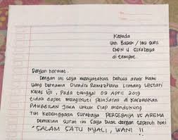 Jul 06, 2021 · itulah beberapa paparan terkait dengan contoh surat permohonan magang. Contoh Surat Izin Sakit Tulisan Tangan Sma Berbagi Contoh Surat
