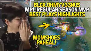 MOMSHOES PAHEAL!! OHMYV33NUS! MPL-PH S10 REGULAR SEASON MVP - BEST PLAY  HIGHLIGHTS! - YouTube