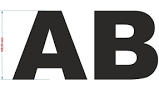 Custom color letter g sporty college font alphabet sticker size: Skorpion Design