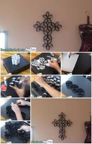 Today i am going to show you how to make cool decorative wall art with toilet paper rolls. Diy Toilet Paper Roll Cross Wall Art Step By Step Tutorial Usefuldiy Com
