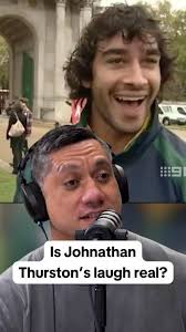The Truth About Johnathan Thurston's Laugh! Is it Real? 😂